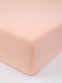 Jersey plachta s elastanom Deluxe 160 × 200 cm – lososová