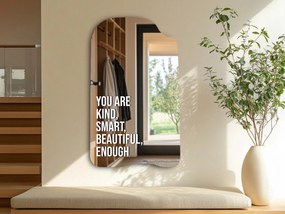 Nálepka na zrkadlo S23 – You are kind, smart, beautiful, enough.