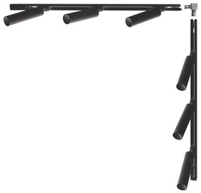 Zuma Line 3577 - Bodové svietidlo do lištového systému LULU 6xGU10/35W/230V čierna