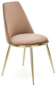 Dizajnová stolička GLAMOUR K460 béžová