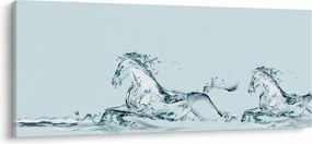 Obraz - Kone z kvapiek vody (120x50 cm)
