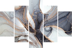 Obraz - Šedý mramor (150x105 cm)