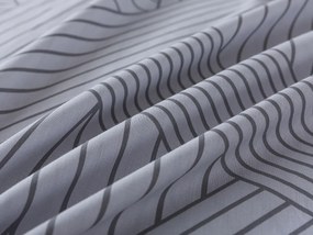 XPOSE® Bavlnené obliečky DARA na dve postele - sive