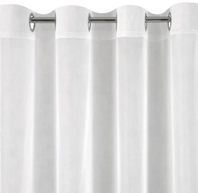 ZÁCLONA NA KRÚŽKOCH LUCY 350X250 CM BIELA
