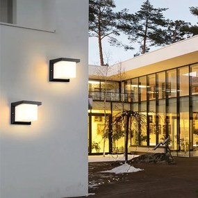 Toolight Toolight, nástenné svietidlo 16x16x19 cm, 1xE27, RSL014-1W, čierna matná, OSW-10245