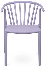 Plastová záhradná stolička v levanduľovej farbe Capri – Bonami Essentials