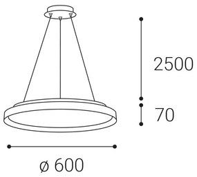 LED2 MOON 60 P/N-Z, BG TRIAC DIM 60W 2CCT 3000K/4000K 32749537DT