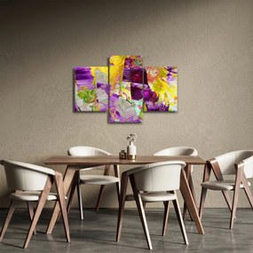 Obraz abstrakcie - maľba (90x60 cm)