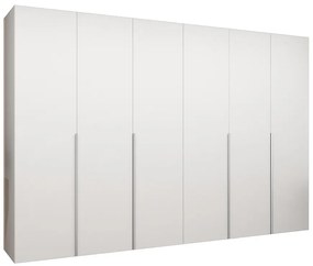 Skriňa Alicante I 300 biela/strieborný