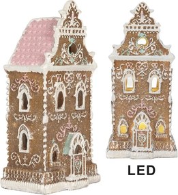 Perníkový LED domček Gingerbread Cotti - 9*7*18 cm