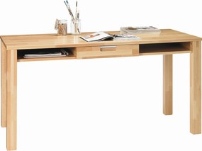 XXXLutz PÍSACÍ STÔL, jadrový buk, 150/70/76 cm Linea Natura - Online Only kancelárie - 001507005001