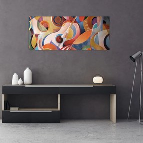 Obraz - Hudobný abstrakt (120x50 cm)
