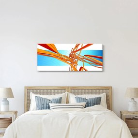 Obraz - Prepletené čiary, abstrakcie (120x50 cm)