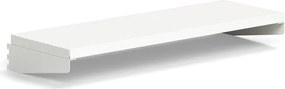 Polica RELY, plechová, 900x300 mm, biela