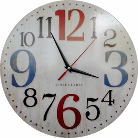 SENTOP | Nástenné drevené hodiny - štýlový dekoračný prvok I SENTOP HLC91293 analógové