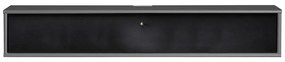 Čierno-antracitový TV stolík 133x22 cm Mistral – Hammel Furniture