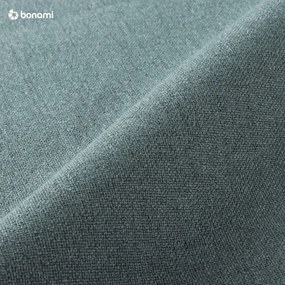 Sivomodrá čalúnená dvojlôžková posteľ s úložným priestorom s roštom 140x200 cm Mattis – Meise Möbel