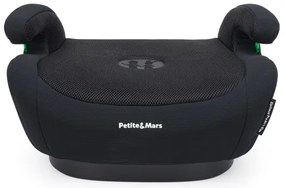 PETITE&amp;MARS - Podsedák do auta OPTIMUS PRO i-Size 125-150 cm (22-36 kg) čierna