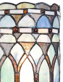 Tiffany nástenná lampa 20*11*36 BLUE