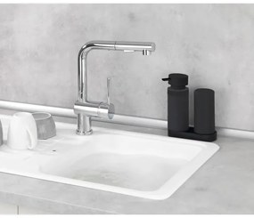 WENKO 69753800 - Organizér EASY SQUEEZ-E 15x18 cm čierny