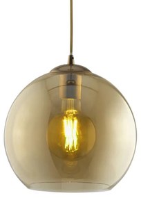 Searchlight 1632AM - Luster na lanku BALL 1xE27/60W/230V hnedá