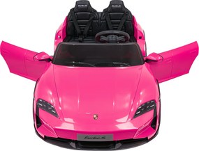 Ramiz Porsche Taycan Turbo S vozidlo Ružová