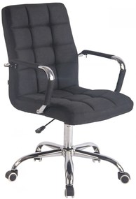 Kancelárska stolička Deli ~ látka - Čierna