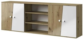 Nadstavec na skriňu Nero 17 Do Nero 16 – Biely Lesk