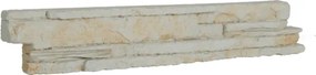 Obklad Vaspo kameň považan biela 6,7x37,5 cm reliéfna V53203
