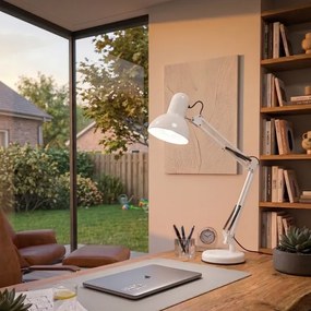 Brilagi - Stolná lampa ROMERO 1xE27/60W/230V biela