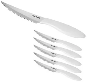 Tescoma Nôž steakový Presto 12 cm, 6 ks, biela