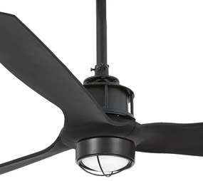FARO 32100-10 - LED Stropný ventilátor JUST FAN LED/17W/230V čierna + DO