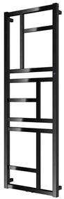 Elektrický radiátor Hopa Mondrian 129x40 cm čierny matný REDMON401131Y