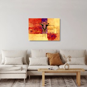 Sklenený obraz - Africká bohyňa (70x50 cm)