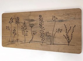 Podsvietený obraz Lúčne kvety na batériu