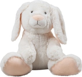 Plyšová hračka biely zajac Cuddly Bunny Bila – 15 cm