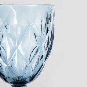 Sada štyroch pohárov LUNNA na víno, modré 241217 340 ml (4 ks)