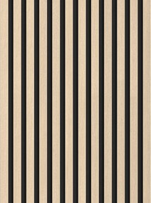 Mexen Lam-B, akustické stenové lamely 275 × 30 cm, HDF doska 4 mm, technická dyha, dub pieskový, S100-275307-3015-001