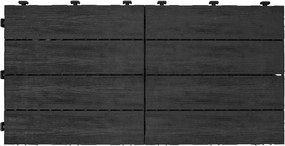 Multy Home Gumová dlaždica ARISTA Wood 30 x 30 cm, sivá