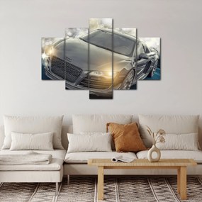 Obraz auta Audi - sivé (150x105 cm)