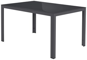 Livarno home Hliníkový záhradný stôl Houston/Toronto, sivý  (100385866)