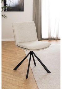 Krémovobiela jedálenská stolička Flynn – Actona