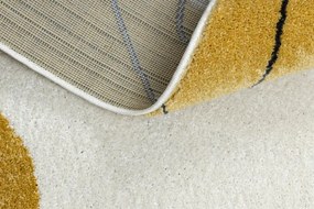 Koberec FUSION 7158 biely / žltý / modrý