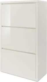 Sconto Skrinka na topánky FLAP 3 biela
