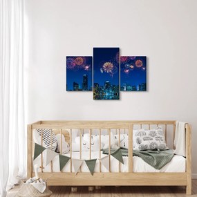 Obraz - Ohňostroj v Miami (90x60 cm)
