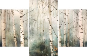 Obraz - Kresba lesného vzoru (90x60 cm)