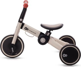 Kinderkraft 4TRIKE – 3v1 trojkolka a odrážadlo, striebornosivá