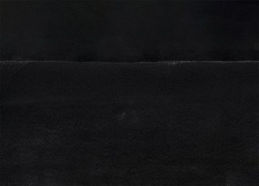 B-line, Kusový koberec COLOR UNI Black, 120x170, čierna, obývacia izba