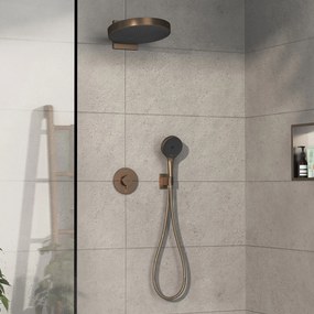 Hansgrohe ShowerSelect Comfort S, termostat pod omietku pre 2 spotrebiče, kartáčovaný bronz, HAN-15554140