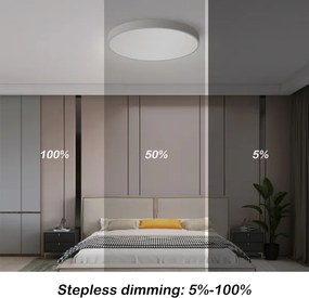 Brilagi-LED Stmievateľné svietidlo POOL SMART LED/48W/230V 40 cm Wi-Fi Tuya+DO biele